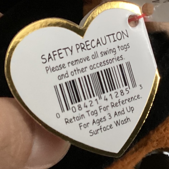 TY Beanie Bellies Scully The Pirate Bear (6”) - Picture 7 of 7